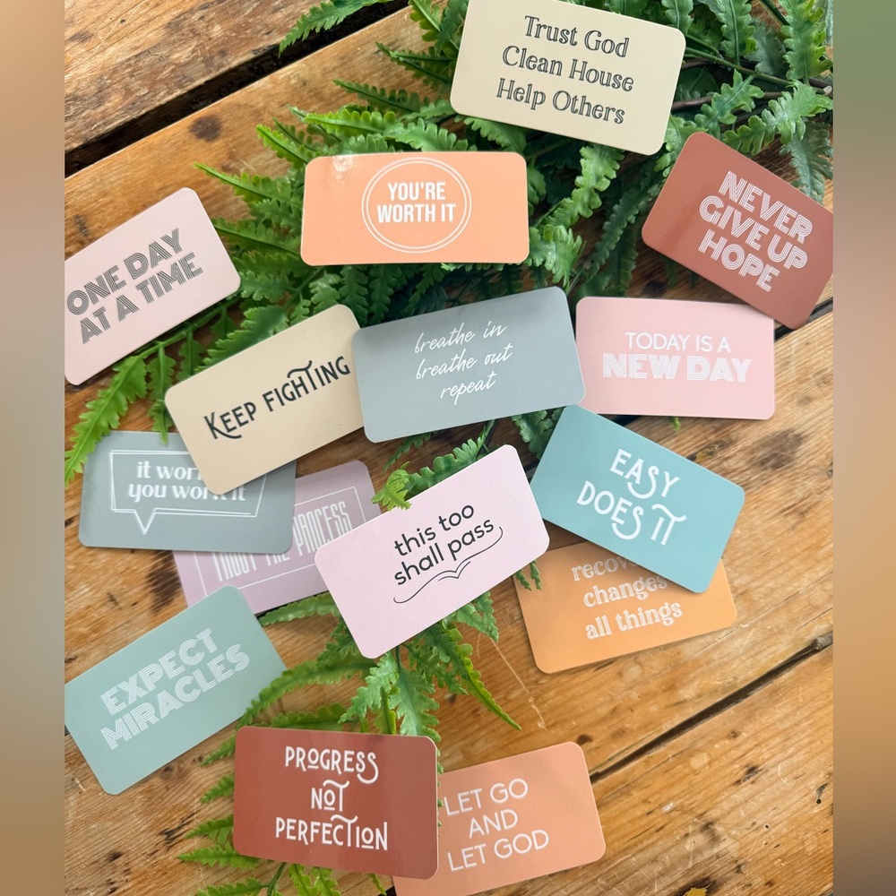 Inspirational Quote Cards Set - 30 Count